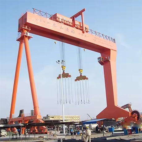 Heavy Duty Rail Mounted Shipbuilding Gantry Crane Ship Yacht Use Ship Building Crane