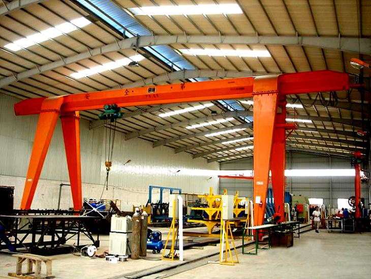 Low Price 10 Ton Single Girder Lifting Materials Gantry Crane
