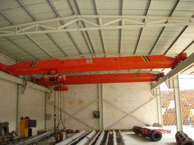 New Design Overhead Bridge Single Girder Crane 2 Ton With Electric Hoist