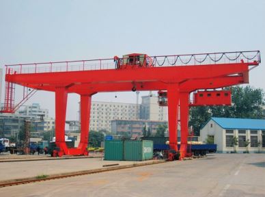 U Type New Design Movable 80 Ton Rail Mounted Gantry Crane